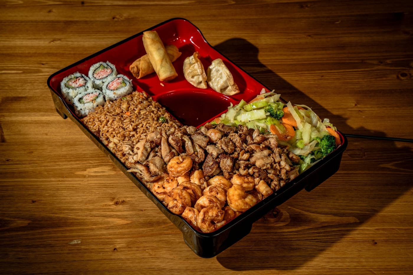 CHICKEN & SHRIMP BENTO