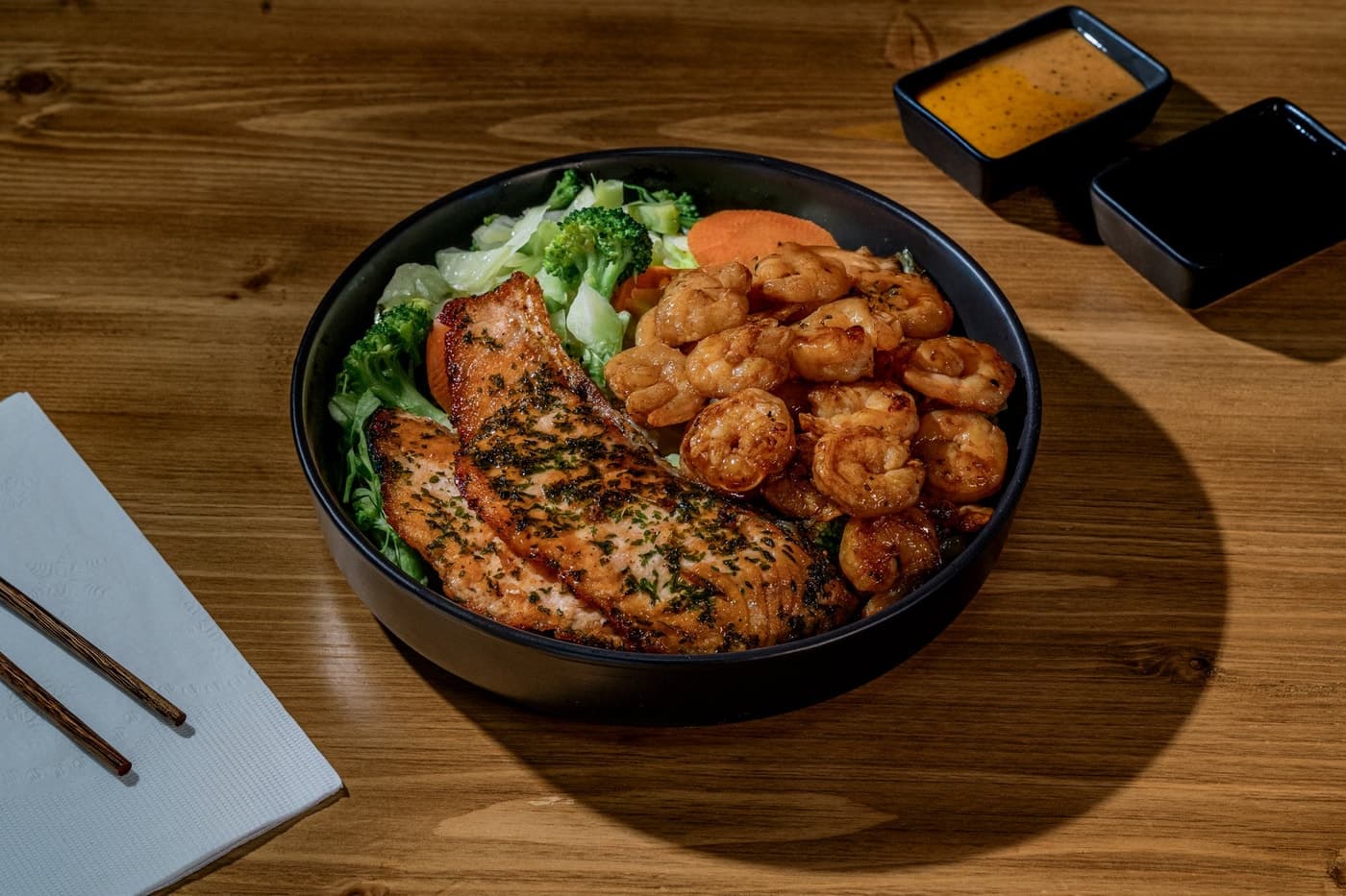 SALMON & SHRIMP COMBO